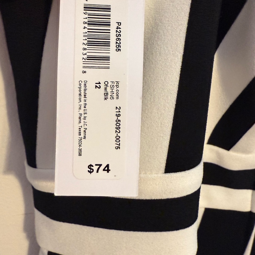 NWT Premier Amore dress-black & white size 12 - Picture 4 of 6